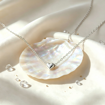 Tiny Heart Silver Necklace