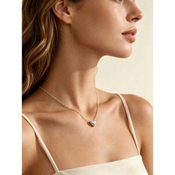 Tiny Heart Silver Necklace