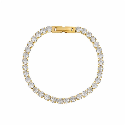 Gold Tennis Diamond Bracelet