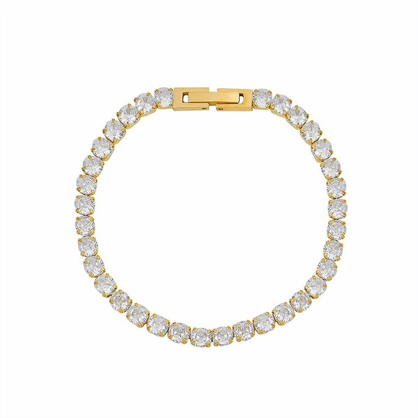 Gold Tennis Diamond Bracelet