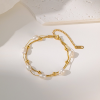 Layered Baroque Pearl Bracelet