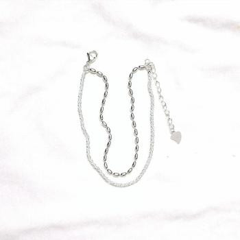 Double Layer Bead Bracelet