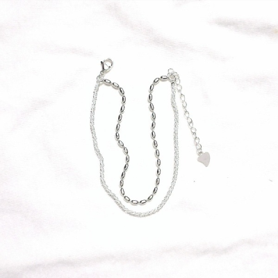 Double Layer Bead Bracelet