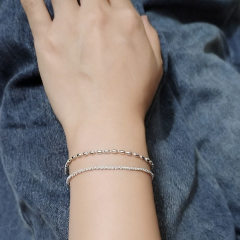 Double Layer Bead Bracelet