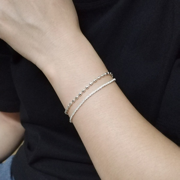 Double Layer Bead Bracelet