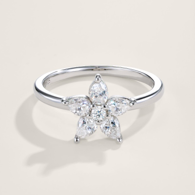 Five-Point Star Ring