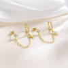 Star Chain Linked Earrings